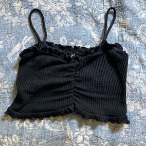 Unbranded Women's Black Crop-top